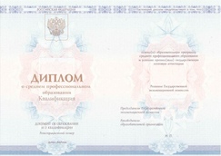 Диплом техникума-колледжа с 2014 по 2026 годы